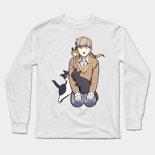 Jiwo Seo And Cats Long Sleeve T-Shirt